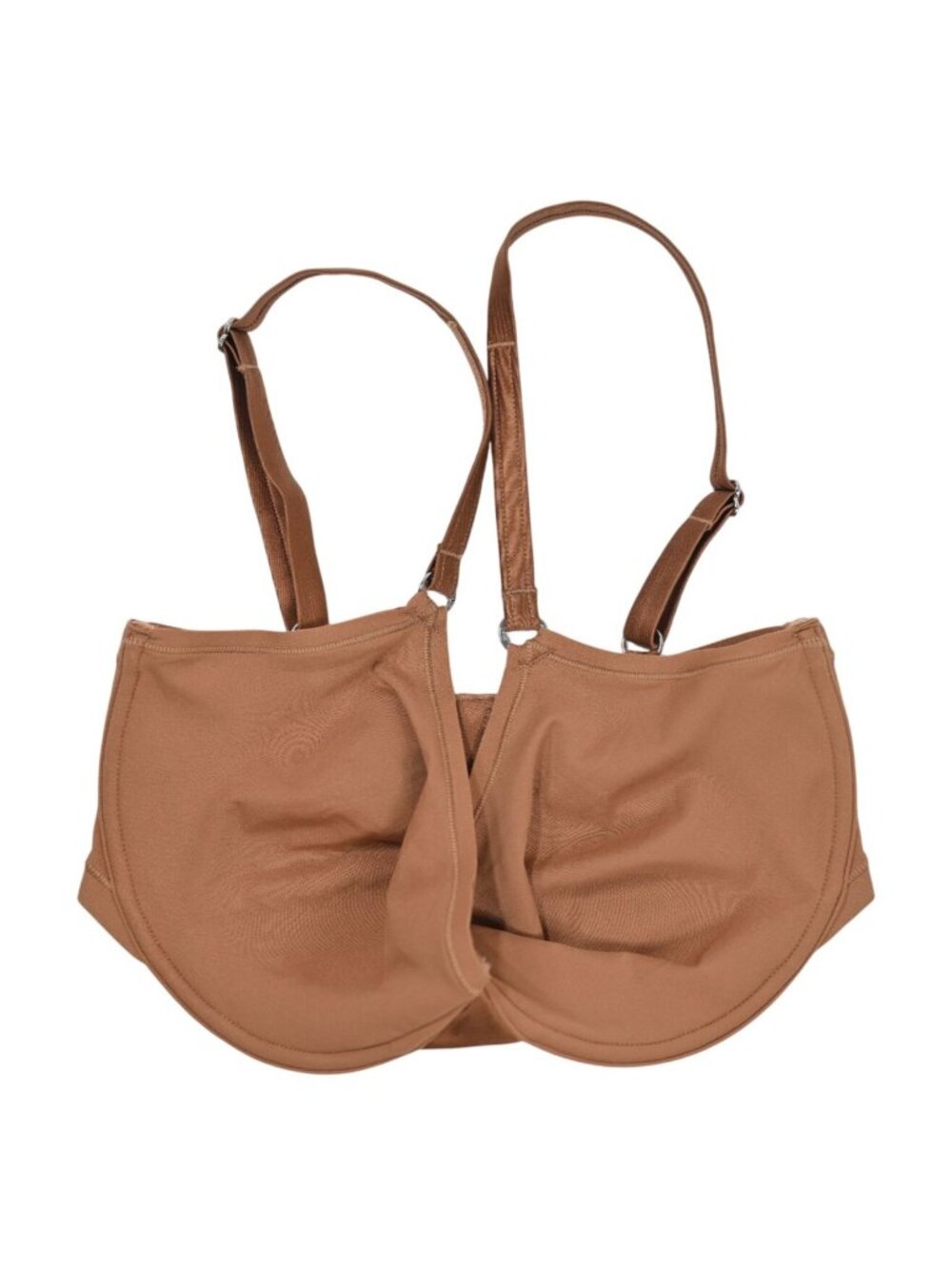 Fleur du Mal Le Stretch Multifit Micro Unlined Bra in Brown
